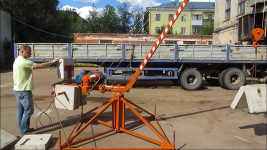 Аренда мини крана МКП 500 